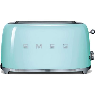 Smeg TSF02PGUK 50s Style 4 Slice Toaster in Pastel Green Smeg TSF02PGUK 50s Style 4 Slice Toaster in Pastel Green